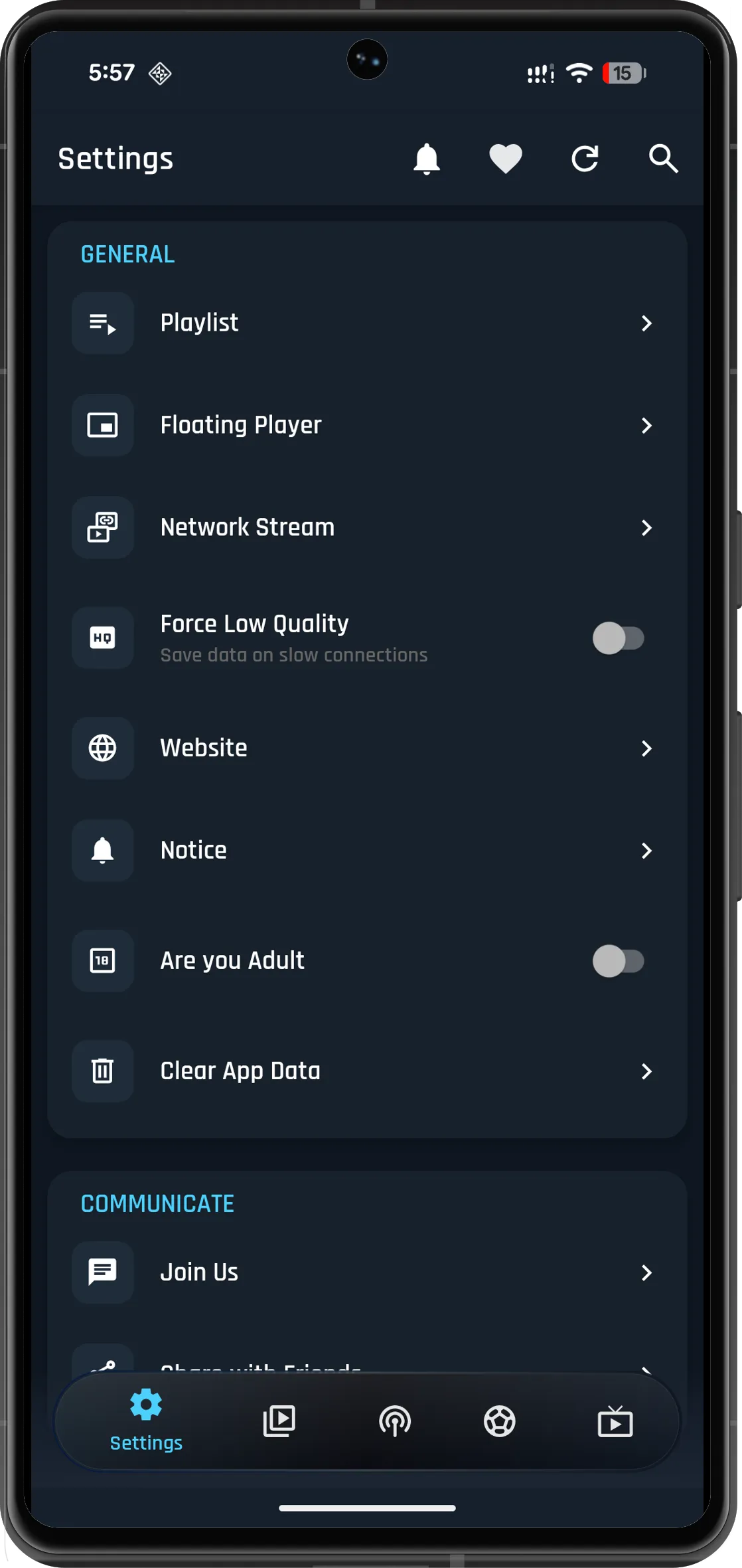 Falconcast Screenshot 2