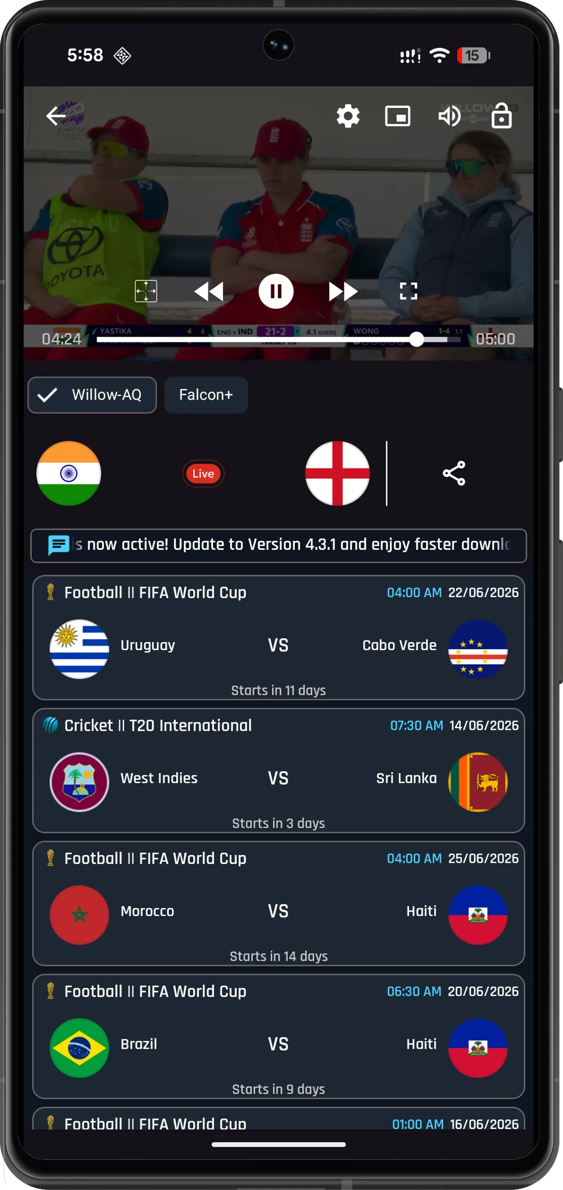 Falconcast Screenshot 6
